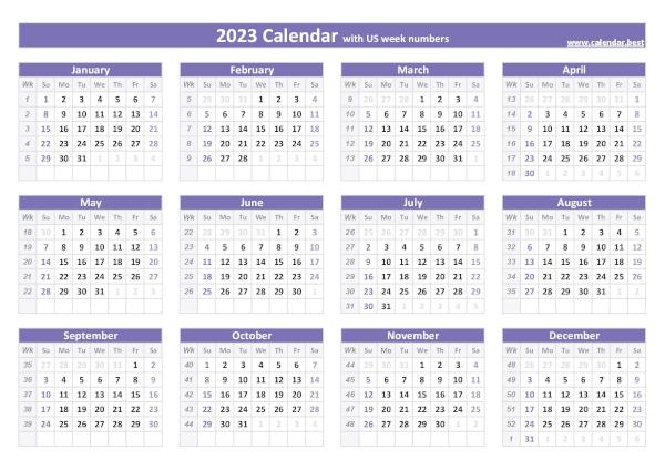 2023 calendar with holidays