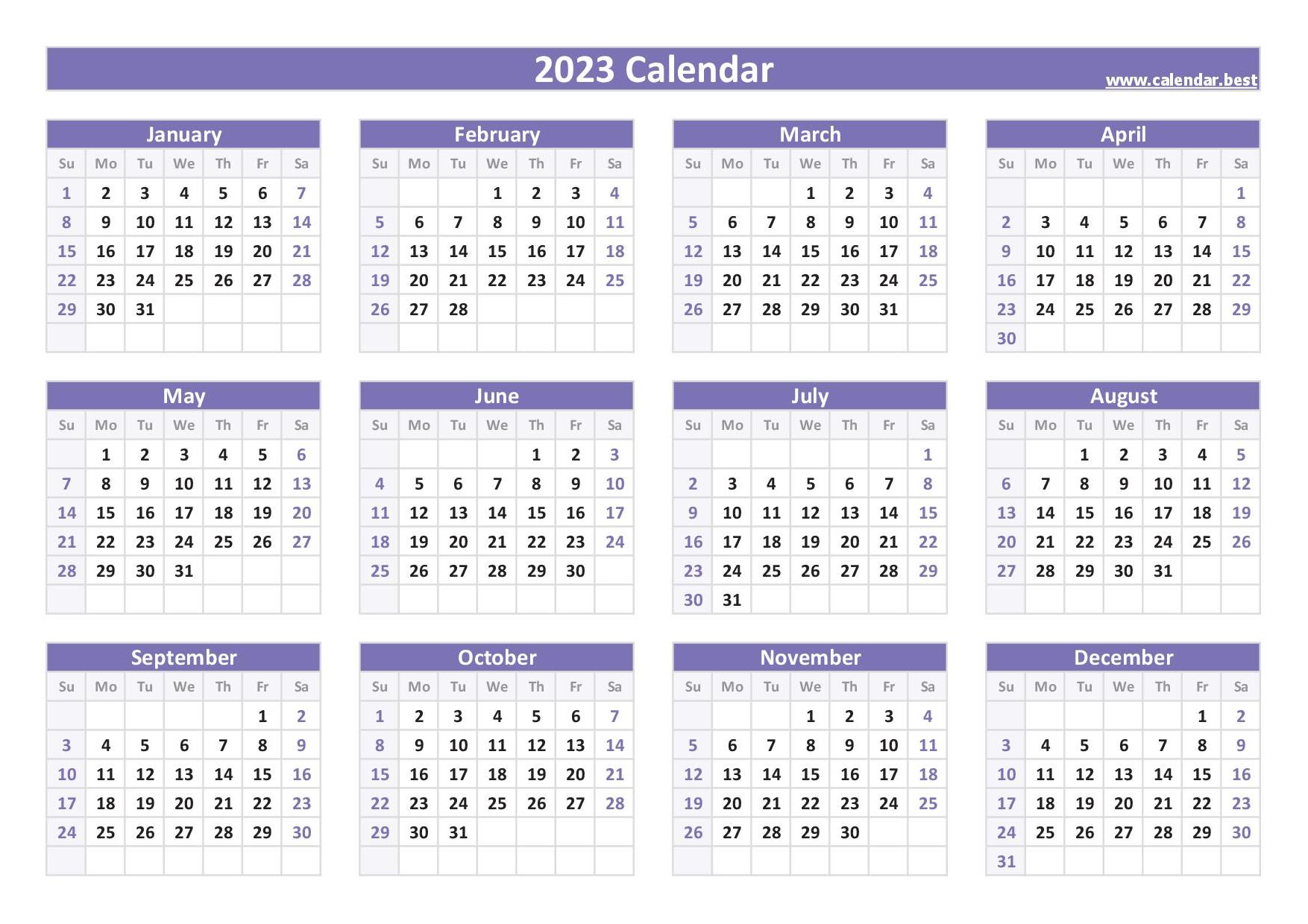 Calendario 2023 A5 Pdf 2023 calendar with week numbers