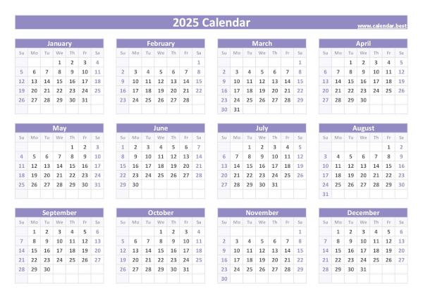 2025 printable calendar with week numbers and holidays