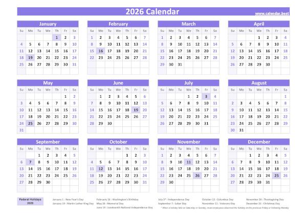 Free Printable Calendars 2025 & 2026 🗓 | Plan Ahead & Stay Organized - Calendar.best