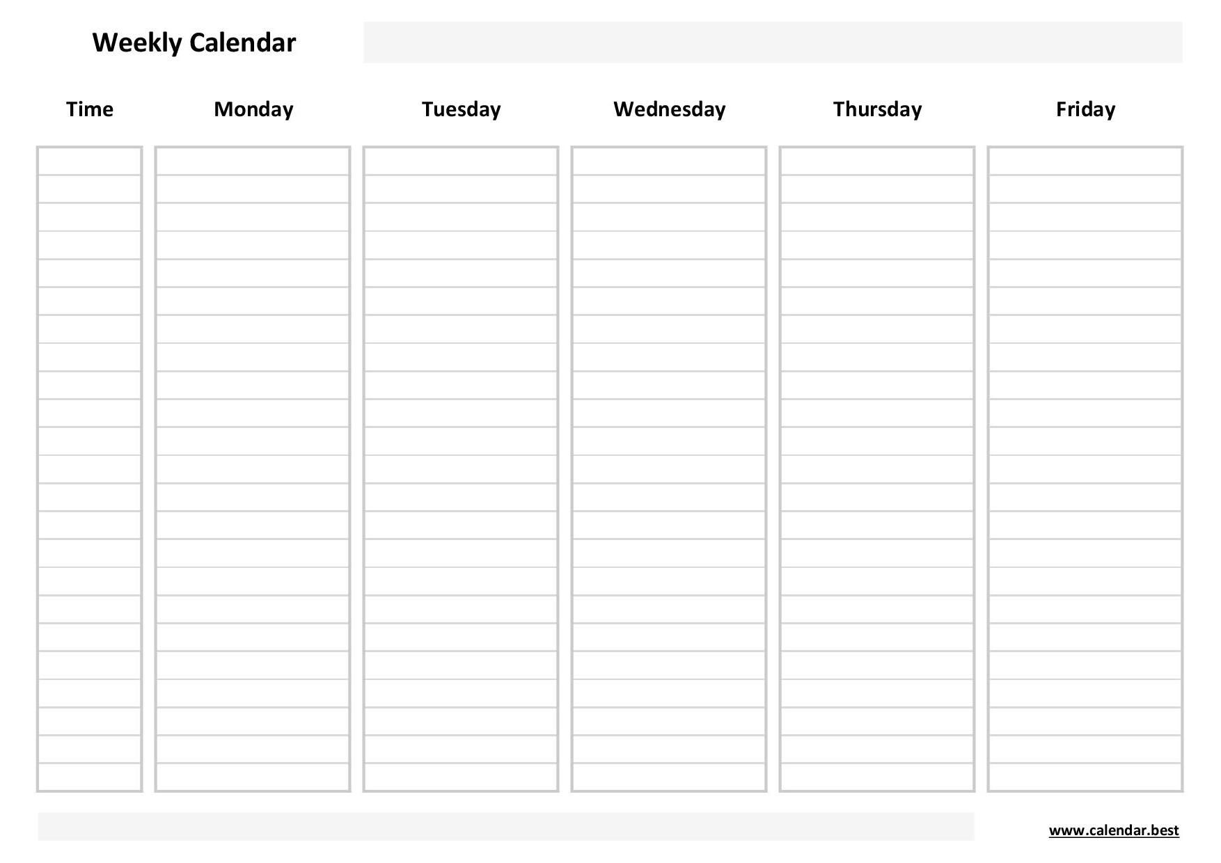 Weekly Calendar Weekly Schedule Calendar best Weekly Calendar Weekly Schedule Calendar best